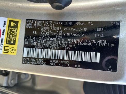 Used 2016 Toyota Highlander Limited image 36