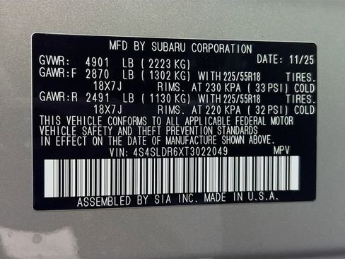 New 2026 Subaru Forester Limited image 33