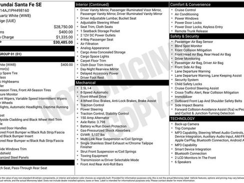 Certified 2023 Hyundai Santa Fe SE FWD image 7