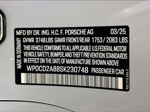 Certified 2025 Porsche 718 Boxster GTS image 29