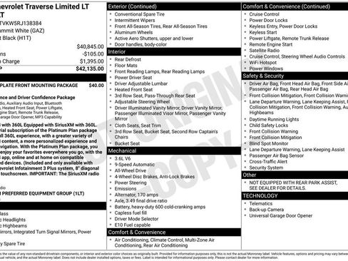Certified 2024 Chevrolet Traverse LT AWD/4WD image 6