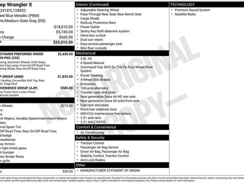 Used 2007 Jeep Wrangler X image 2