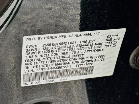 Used 2019 Honda Pilot EX-L image 35