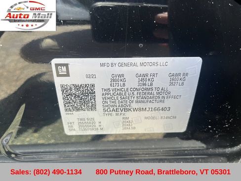 Used 2021 Buick Enclave Premium w/ Sun and Sites Package AWD/4WD image 31