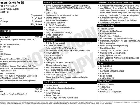 New 2026 Hyundai Santa Fe SE image 28