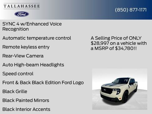 New 2025 Ford Maverick XLT w/ Black Appearance Package image 24