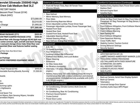 Used 2024 Chevrolet Silverado 2500 High Country w/ Z71 Off-Road Package AWD/4WD image 9