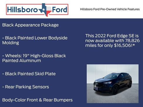 Used 2022 Ford Edge SE w/ Black Appearance Package image 6