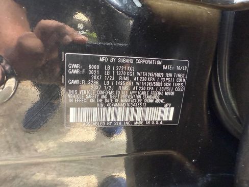 Used 2019 Subaru Ascent Limited AWD/4WD image 51