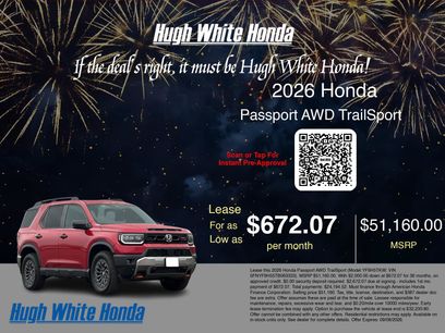 New 2026 Honda Passport TrailSport