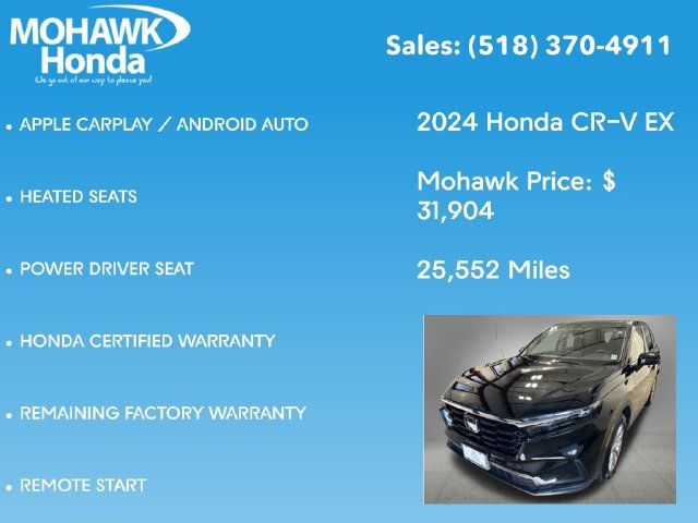 Certified 2024 Honda CR-V EX image 16
