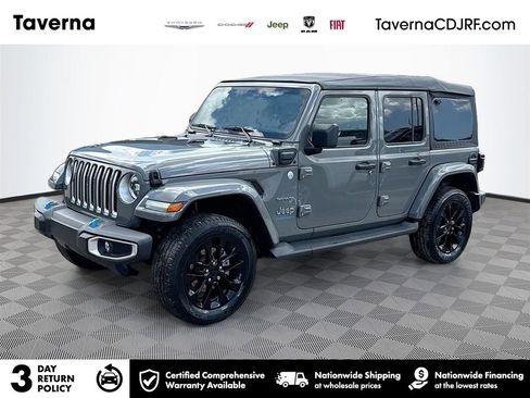 Used 2023 Jeep Wrangler Unlimited Sahara w/ Cold Weather Group AWD/4WD image 1