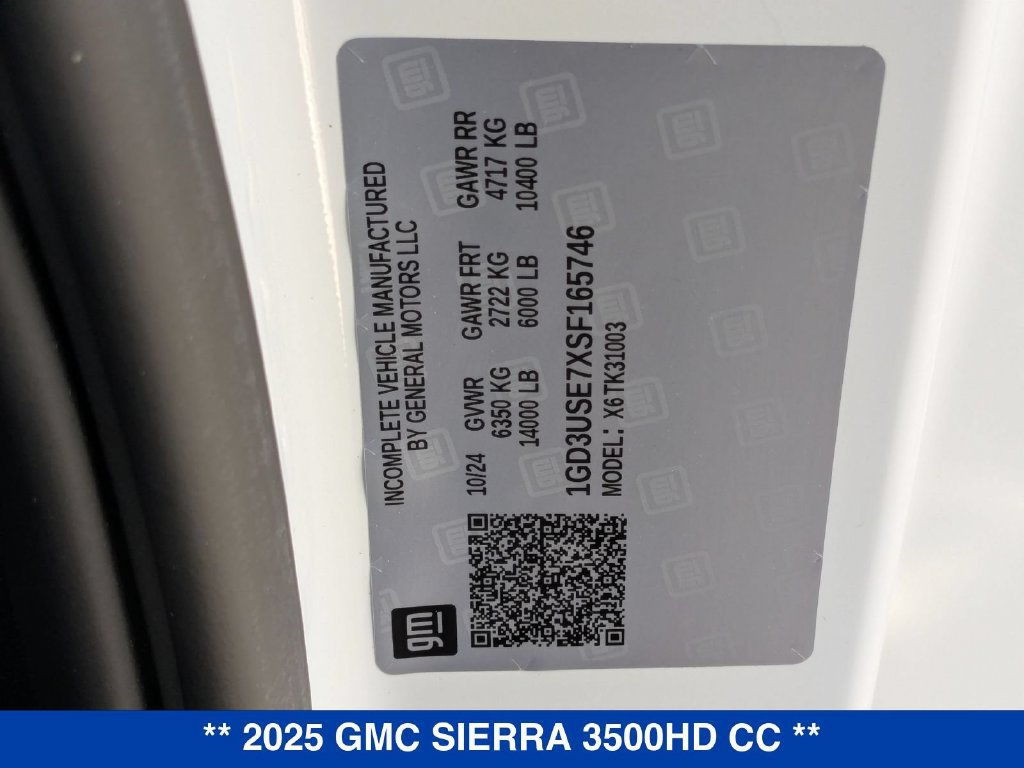 New 2025 GMC Sierra 3500 Pro w/ Convenience Package AWD/4WD image 30