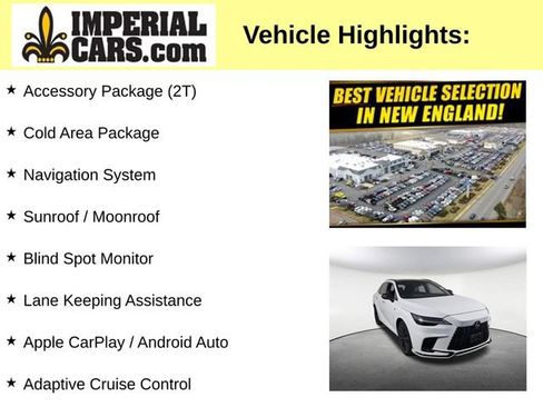 Used 2023 Lexus RX 500h F Sport w/ Accessory Package (2T) AWD/4WD image 3