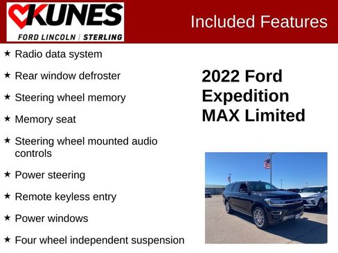 Certified 2022 Ford Expedition Max Limited image 3