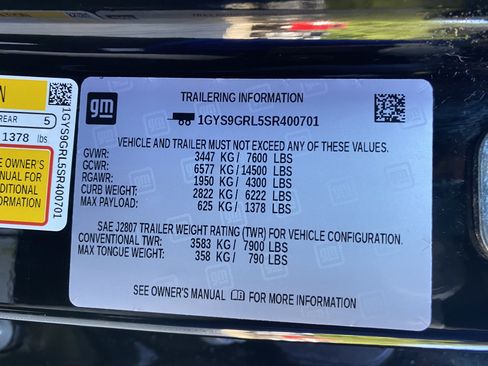 Used 2025 Cadillac Escalade Sport Platinum w/ LPO, Floor Liner Package AWD/4WD image 42