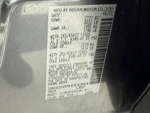 Used 2023 Nissan Frontier SV image 42