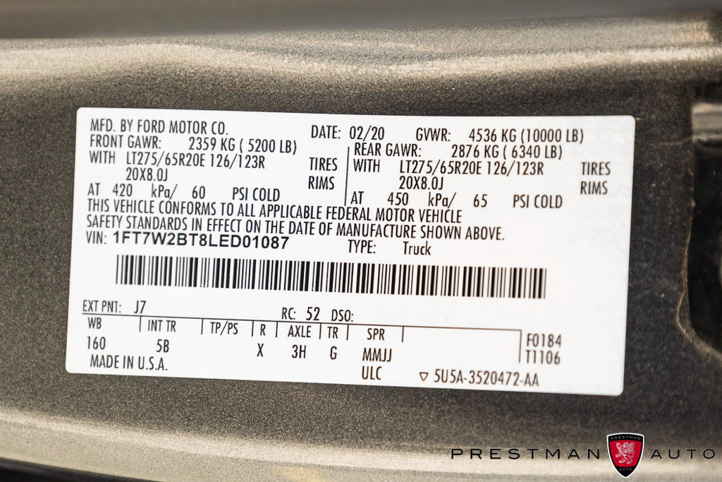 Used 2020 Ford F250 Lariat w/ Lariat Value Package AWD/4WD image 52
