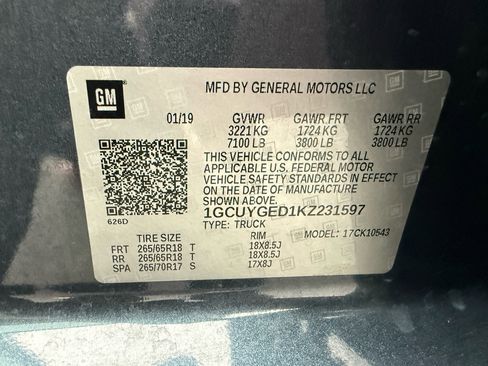 Used 2019 Chevrolet Silverado 1500 LTZ w/ LTZ Texas Edition image 47