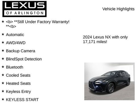 Used 2024 Lexus NX 350 AWD image 8
