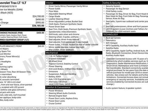Used 2019 Chevrolet Trax LT w/ LT Convenience Package AWD/4WD image 8