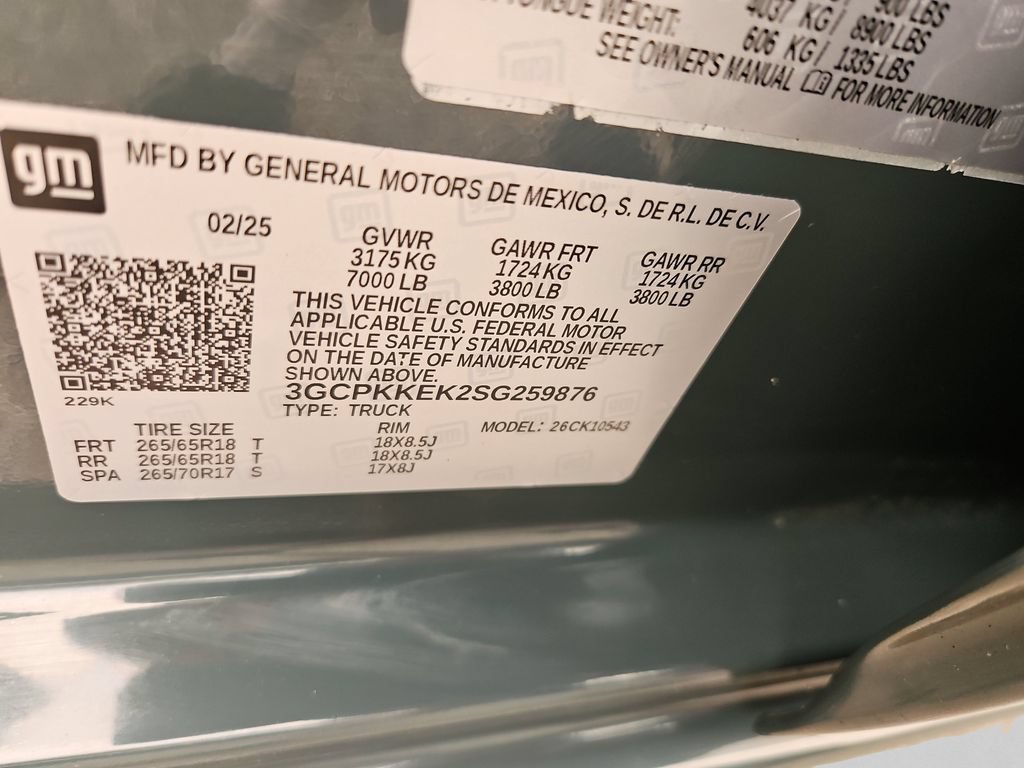 Certified 2025 Chevrolet Silverado 1500 LT AWD/4WD image 14