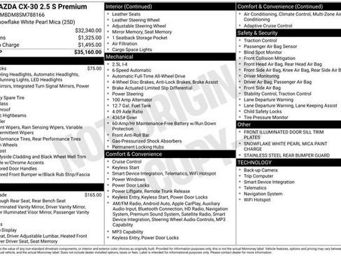 Certified 2025 MAZDA CX-30 AWD 2.5 S w/ Premium Package image 5