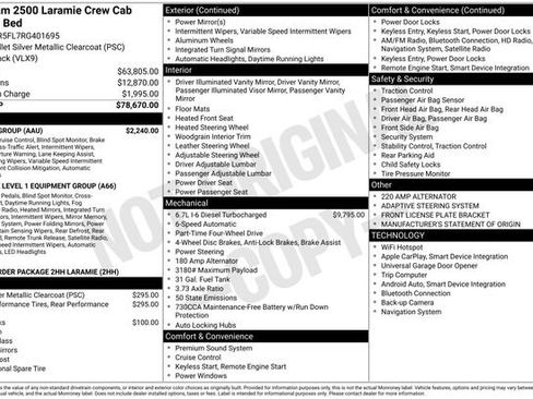 Used 2024 RAM 2500 Laramie w/ Safety Group AWD/4WD image 4