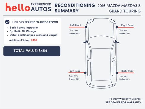 Used 2016 MAZDA MAZDA3 s Grand Touring FWD image 3