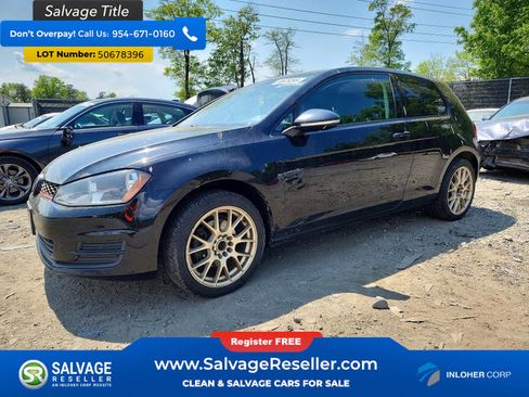 Used 2015 Volkswagen Golf 2-Door FWD image 1
