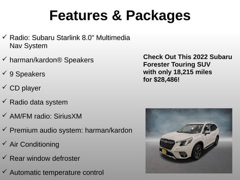Used 2022 Subaru Forester Touring AWD/4WD image 8
