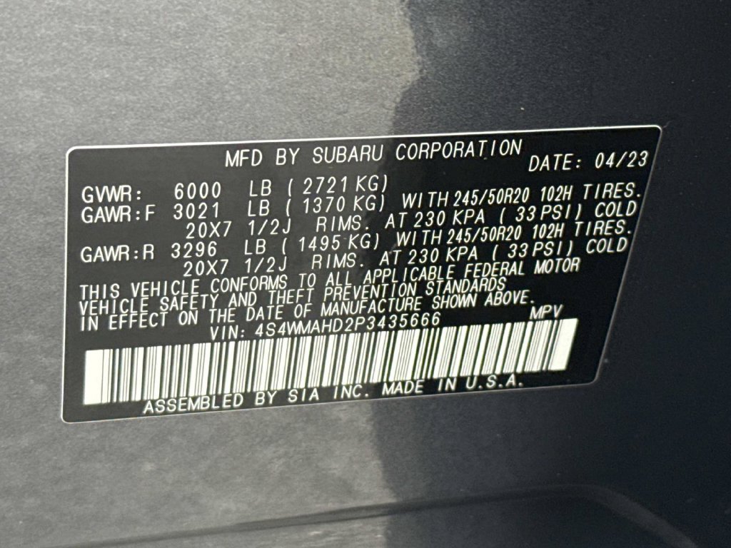 Used 2023 Subaru Ascent Onyx Edition AWD/4WD image 26