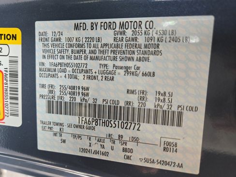 Certified 2025 Ford Mustang Premium image 27