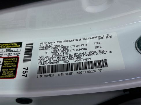 Certified 2025 Toyota Tacoma TRD Sport image 16