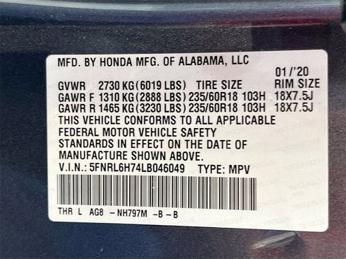 Used 2020 Honda Odyssey EX-L image 33