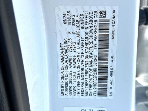 Used 2024 Honda Civic LX image 22