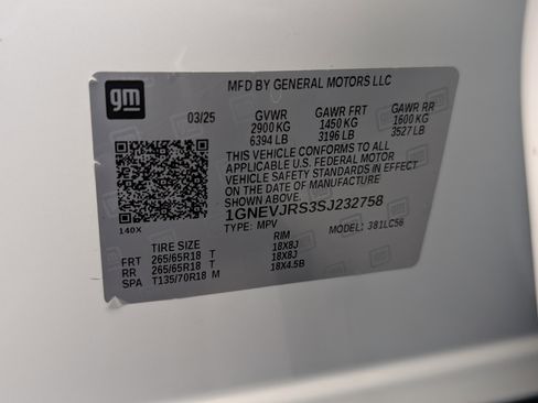 Used 2025 Chevrolet Traverse Z71 w/ Driver Confidence Package image 38