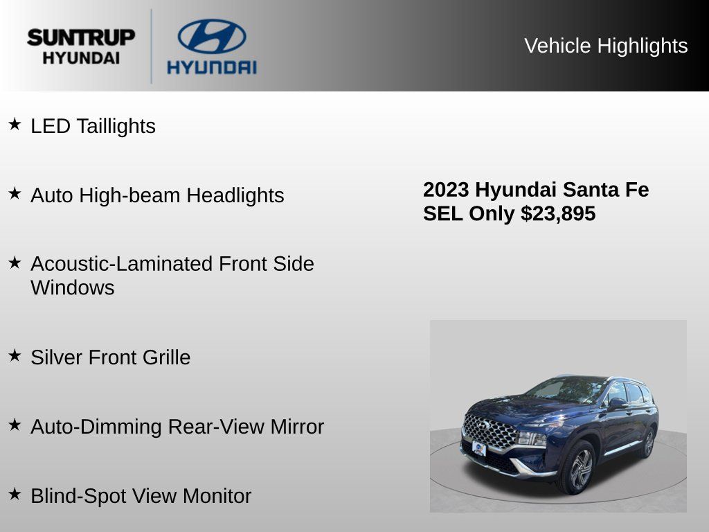Used 2023 Hyundai Santa Fe SEL w/ Premium Package AWD/4WD image 23