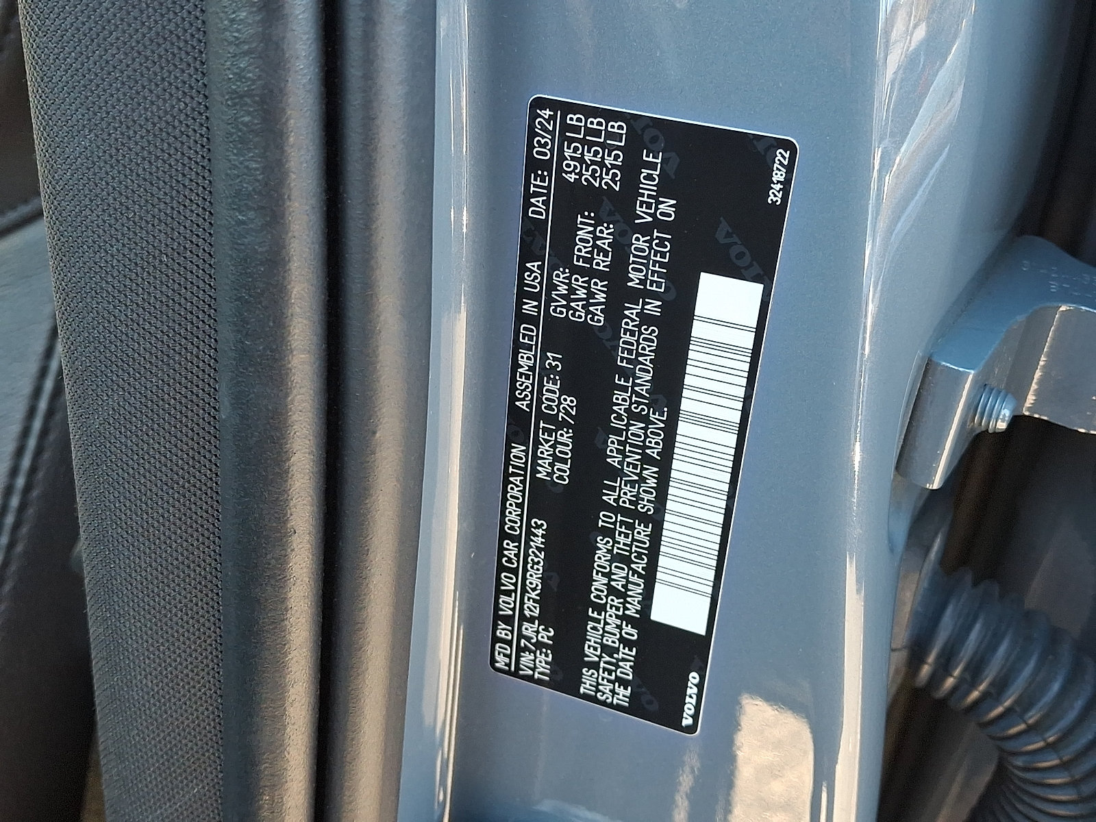 Used 2024 Volvo S60 B5 Core FWD image 27