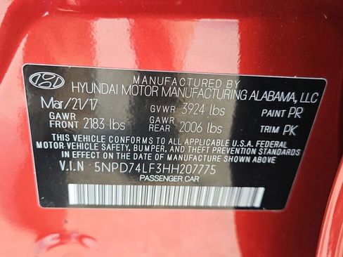 Used 2017 Hyundai Elantra SE FWD image 29