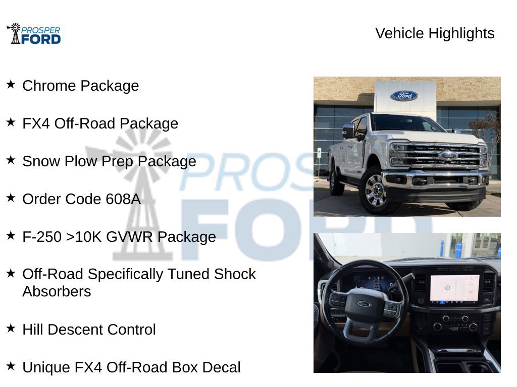 Used 2023 Ford F250 Lariat w/ Chrome Package AWD/4WD image 5