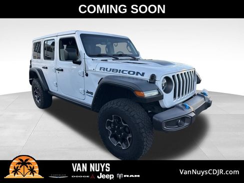 Used 2022 Jeep Wrangler Unlimited Rubicon 4xe AWD/4WD image 1