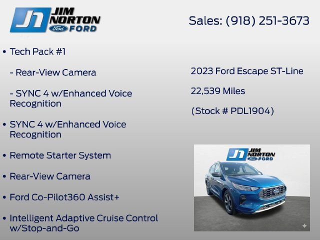 Used 2023 Ford Escape ST-Line w/ Tech Pack #1 FWD image 14