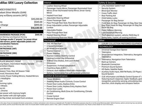 Used 2013 Cadillac SRX Luxury w/ Driver Awareness Package AWD/4WD image 5