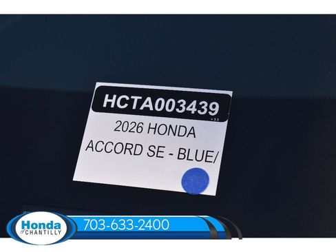 New 2026 Honda Accord SE image 36