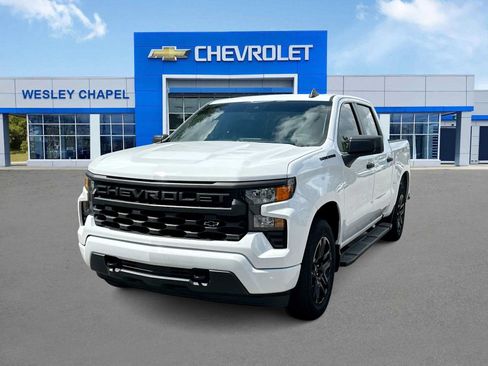 Certified 2024 Chevrolet Silverado 1500 Custom w/ LPO, Dark Essentials Package RWD image 1