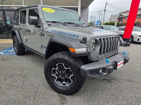 Used 2023 Jeep Wrangler Unlimited Rubicon 4xe w/ Dual Top Group AWD/4WD image 2