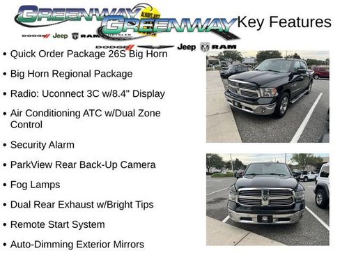 Used 2017 RAM 1500 Big Horn RWD image 2