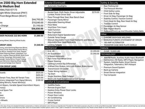 Used 2016 RAM 2500 Big Horn image 19
