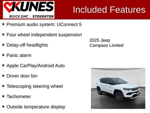 Used 2025 Jeep Compass Limited AWD/4WD image 3